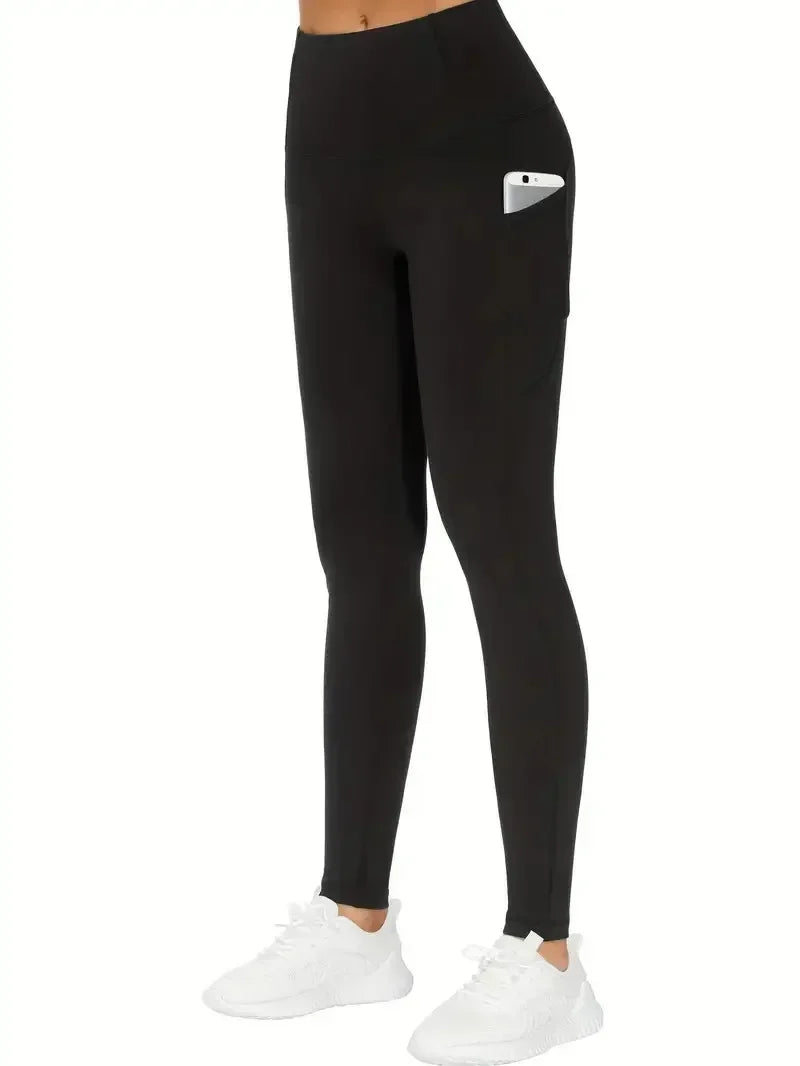 Leggings de Yoga taille haute avec poche pour femmes, sans couture, Fitness, haute élasticité, mode, levage des hanches, pantalon d'entraînement de gymnastique mince